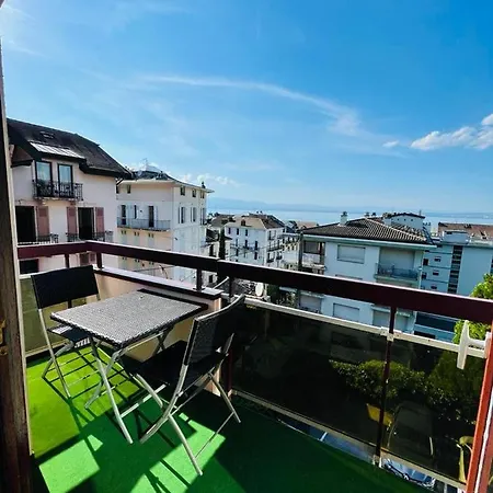 F2 Pres Debarcadere, En Centre Ville, Des Thermes Evian Les Bains 2 Etoiles Exterior photo
